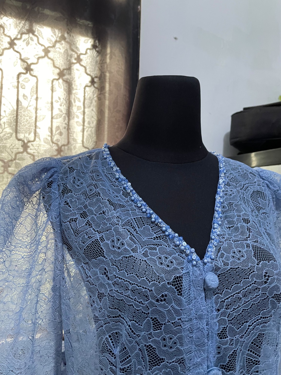Blue Lace Detail